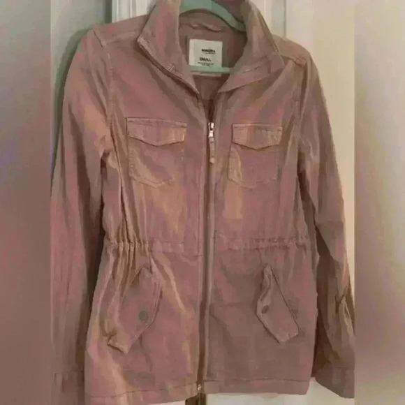 Sonoma Goods For Life Full Zip Utility Jacket Women  S Pink Outdoor Workwear Y2K - Picture 4 of 10